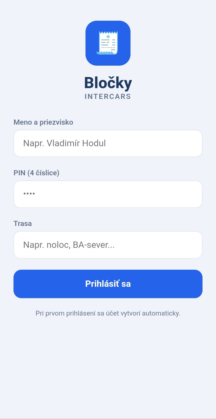 Bločky v2 screenshot
